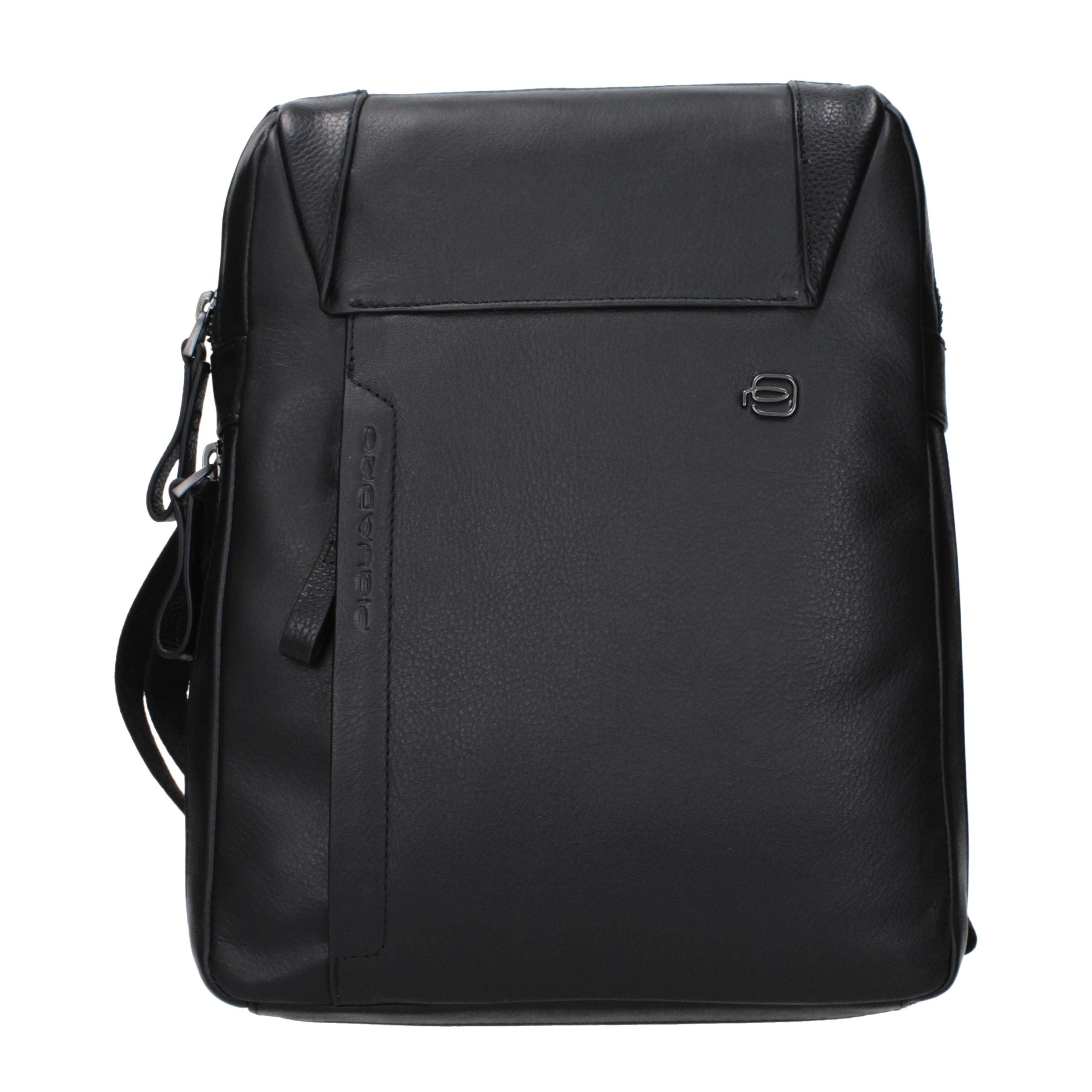 Black Leather Crossbody Bag