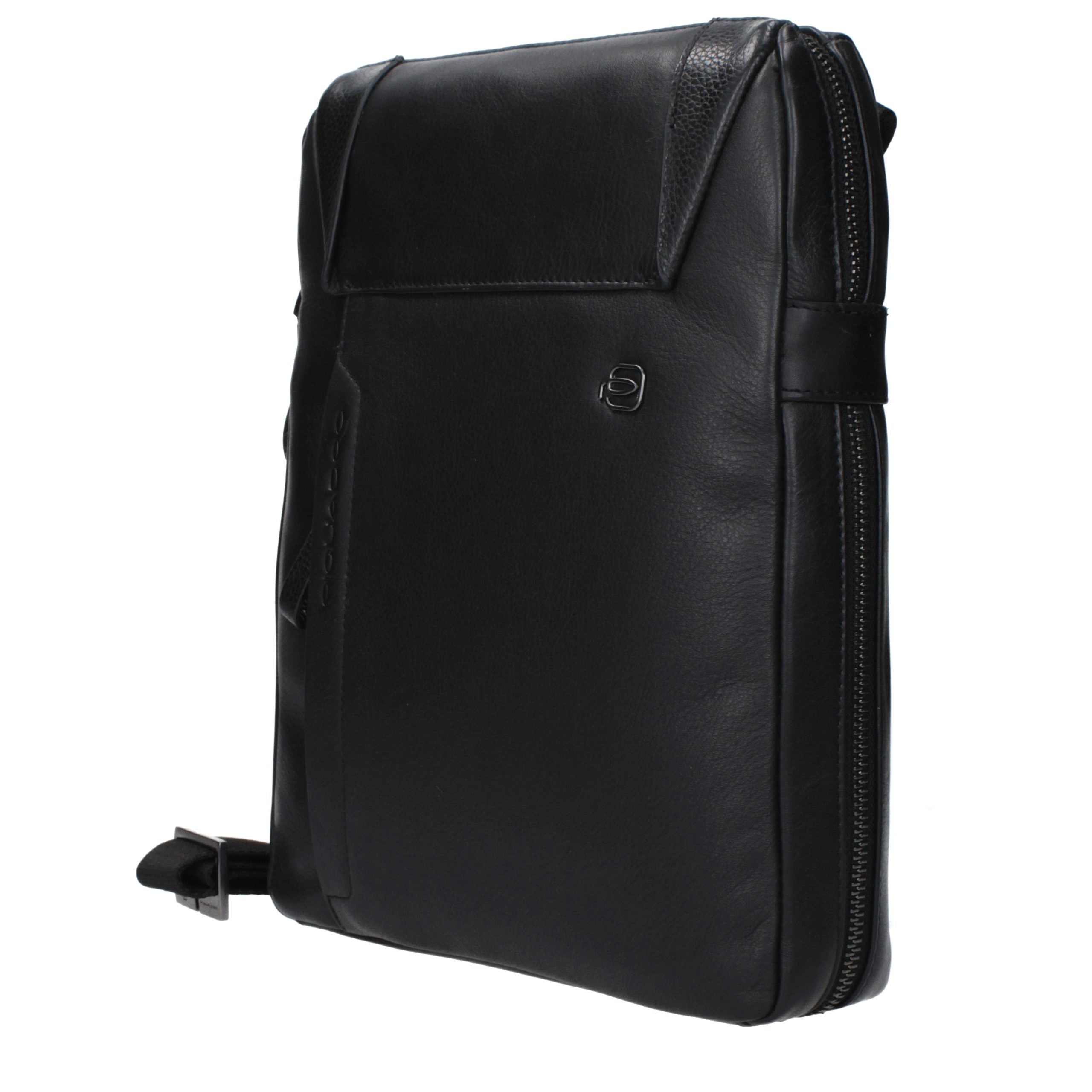 Black Leather Crossbody Bag