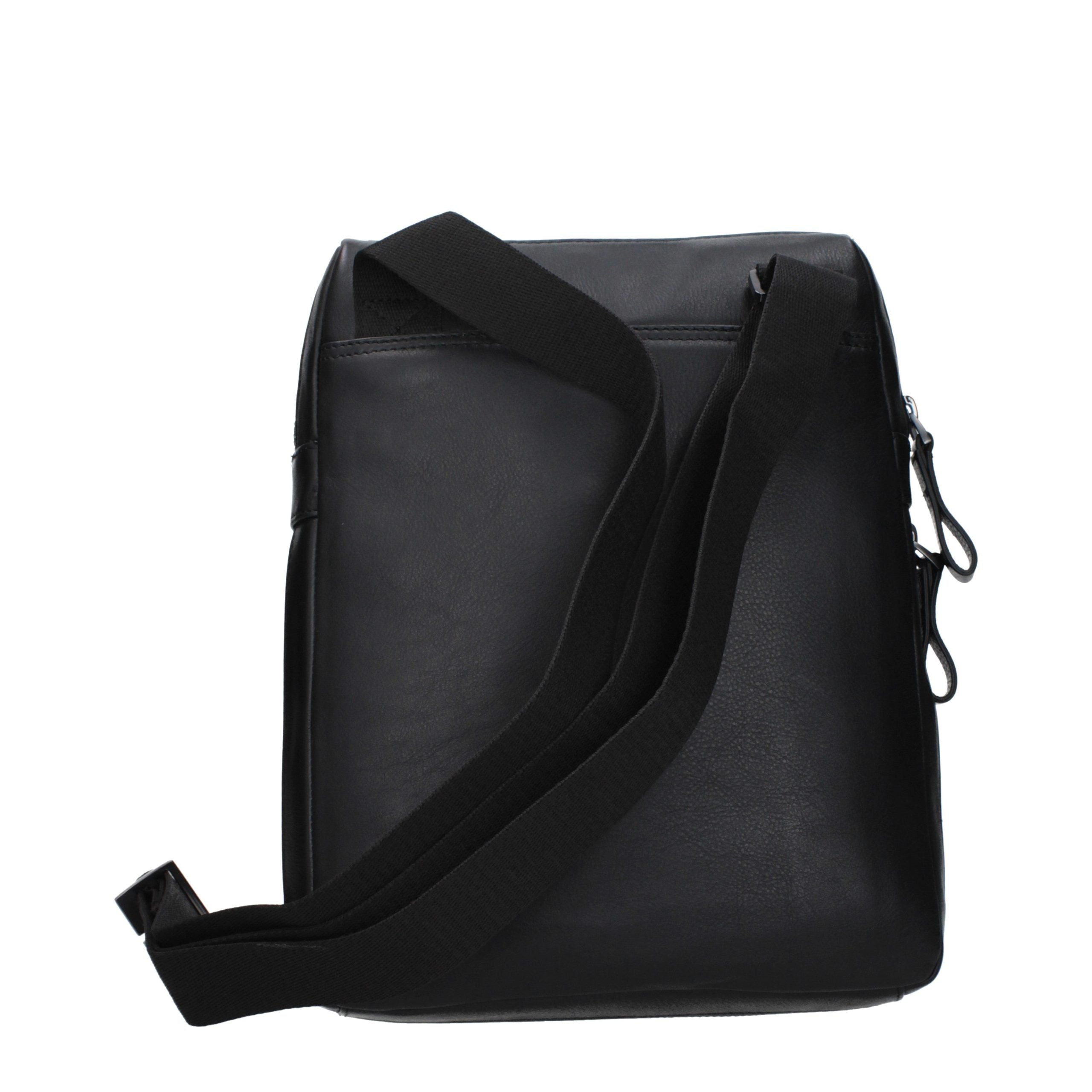 Black Leather Crossbody Bag
