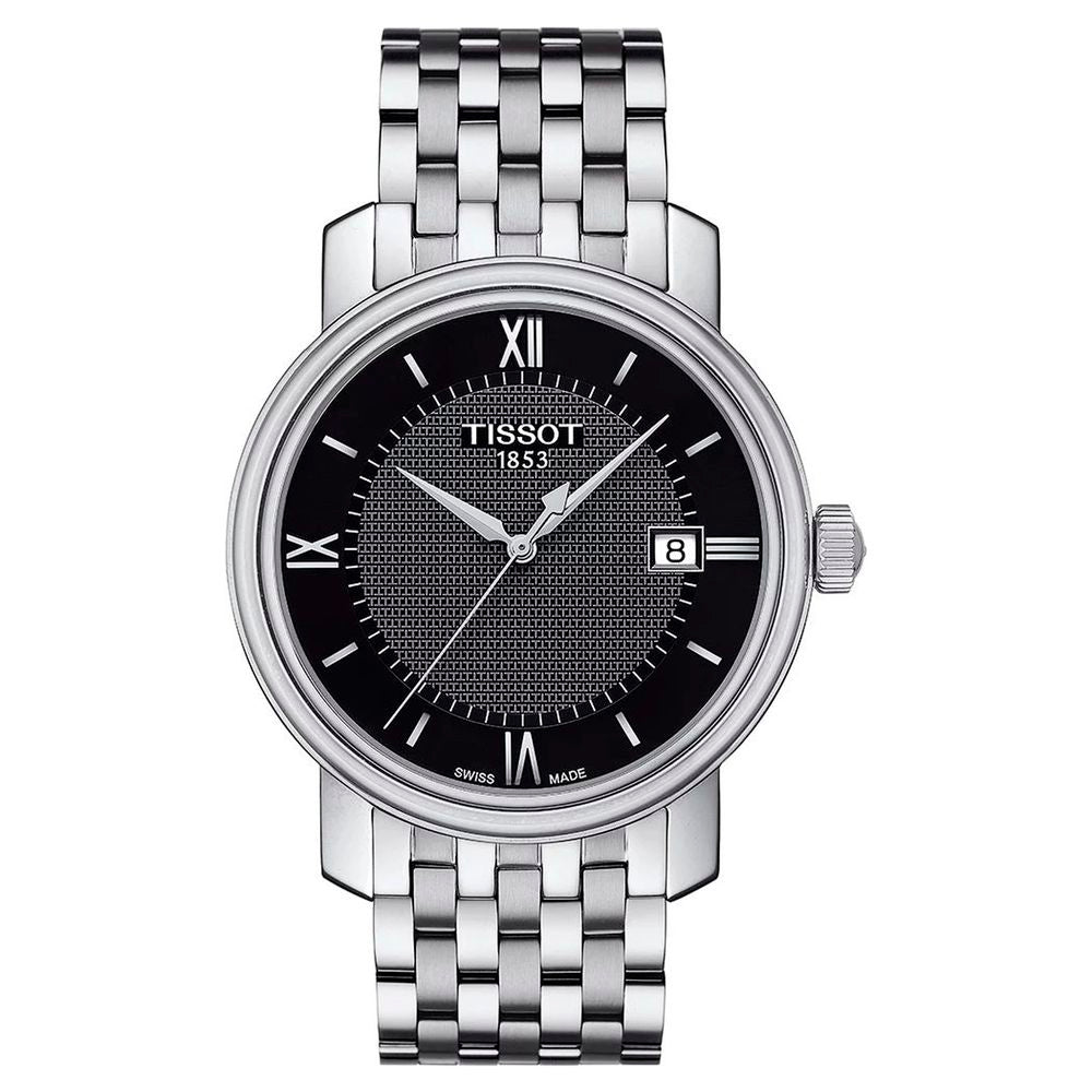 Gray Stainless Steel Dress Watch