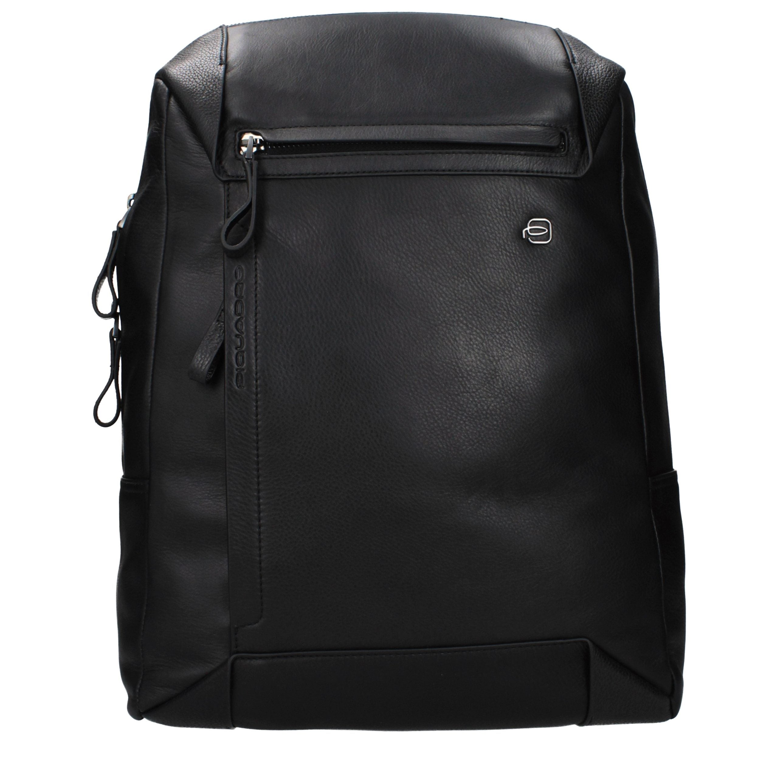 Black Leather Backpack