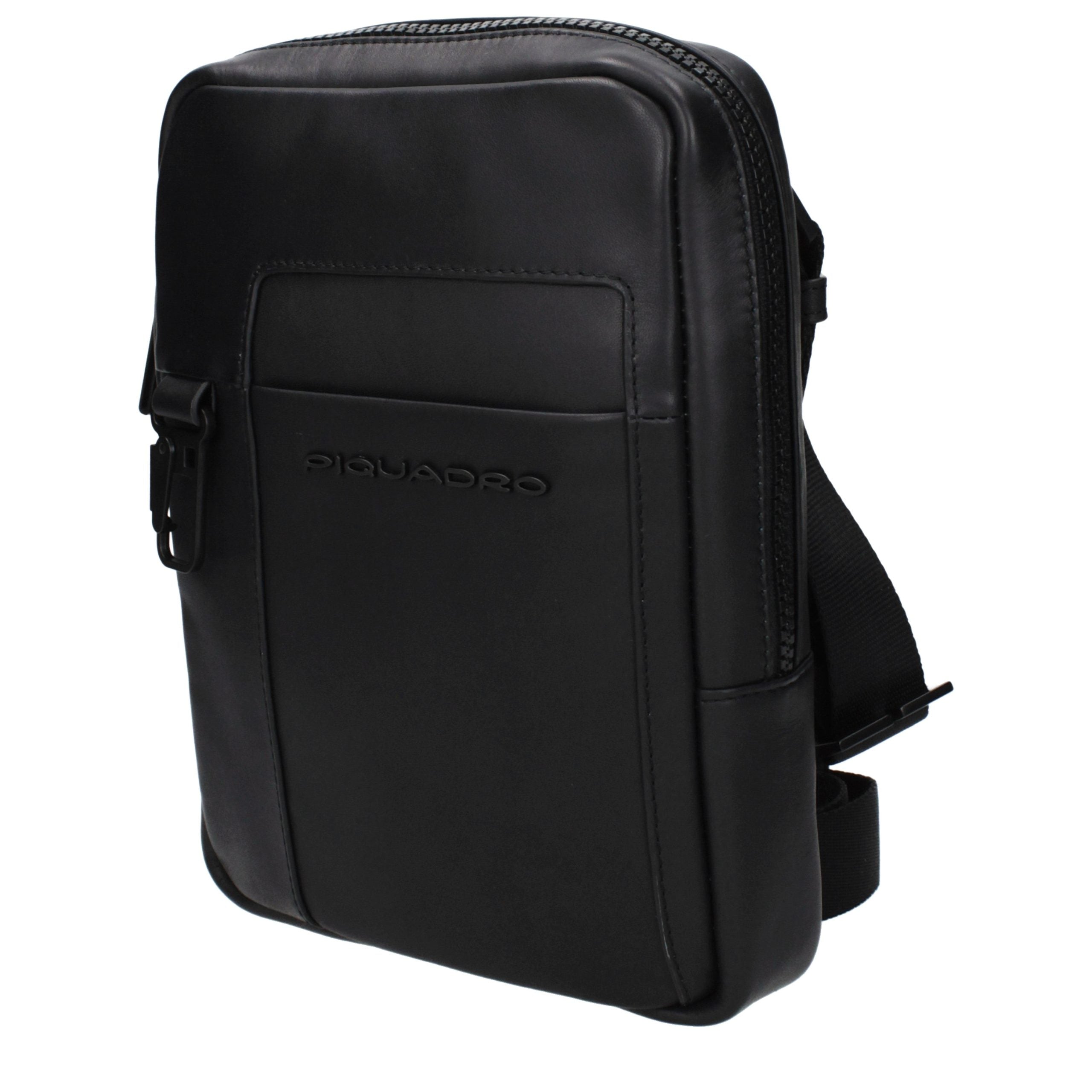 Black Leather Crossbody Bag