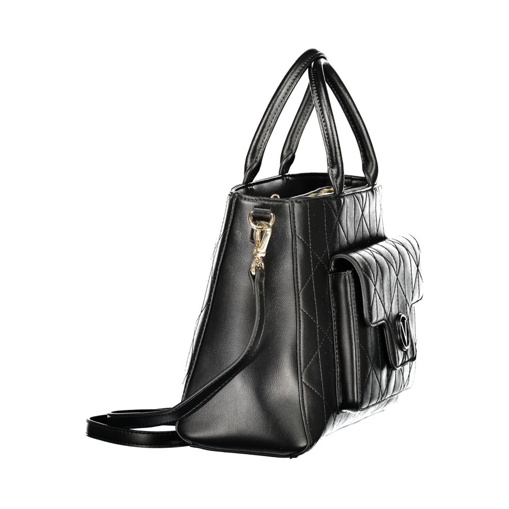 Black Polyurethane Women's Bag