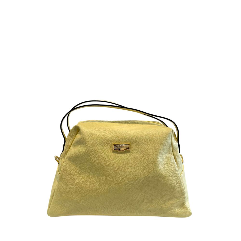 Bicolor Cowhide Clutch Bag