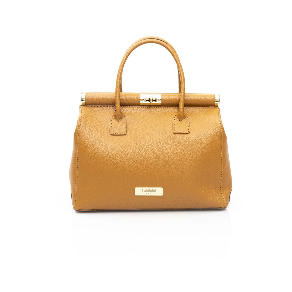 Brown Cowhide Clutch Bag