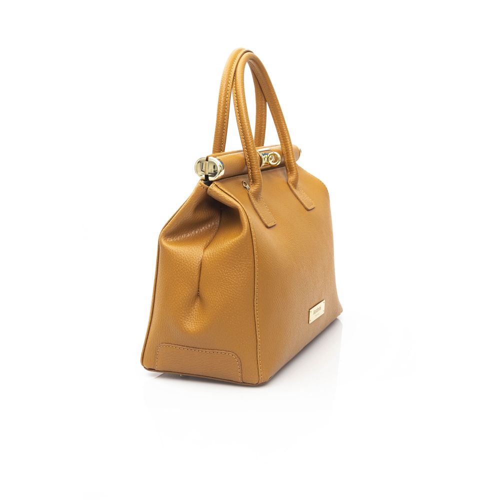 Brown Cowhide Clutch Bag