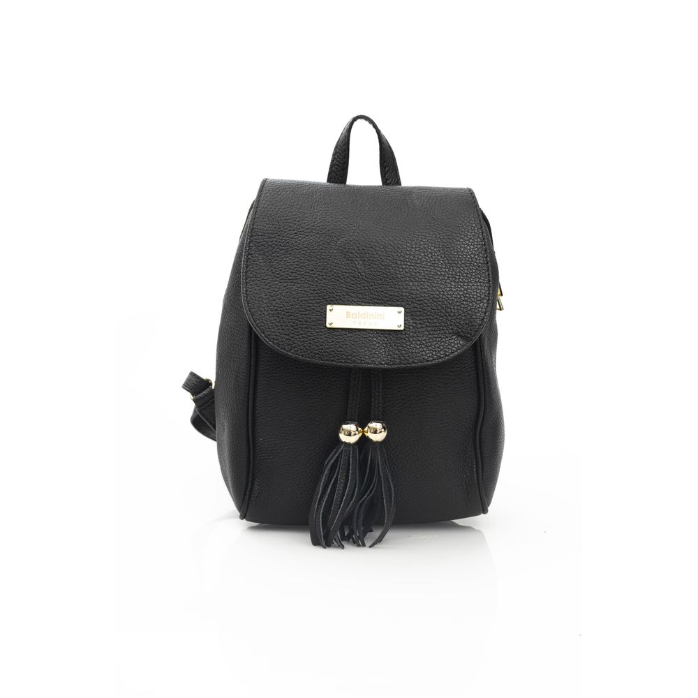 Black Leather Women Bag
