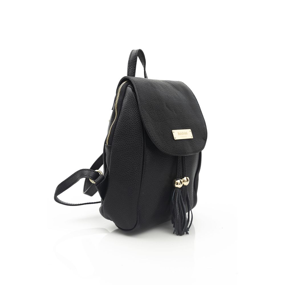 Black Leather Women Bag