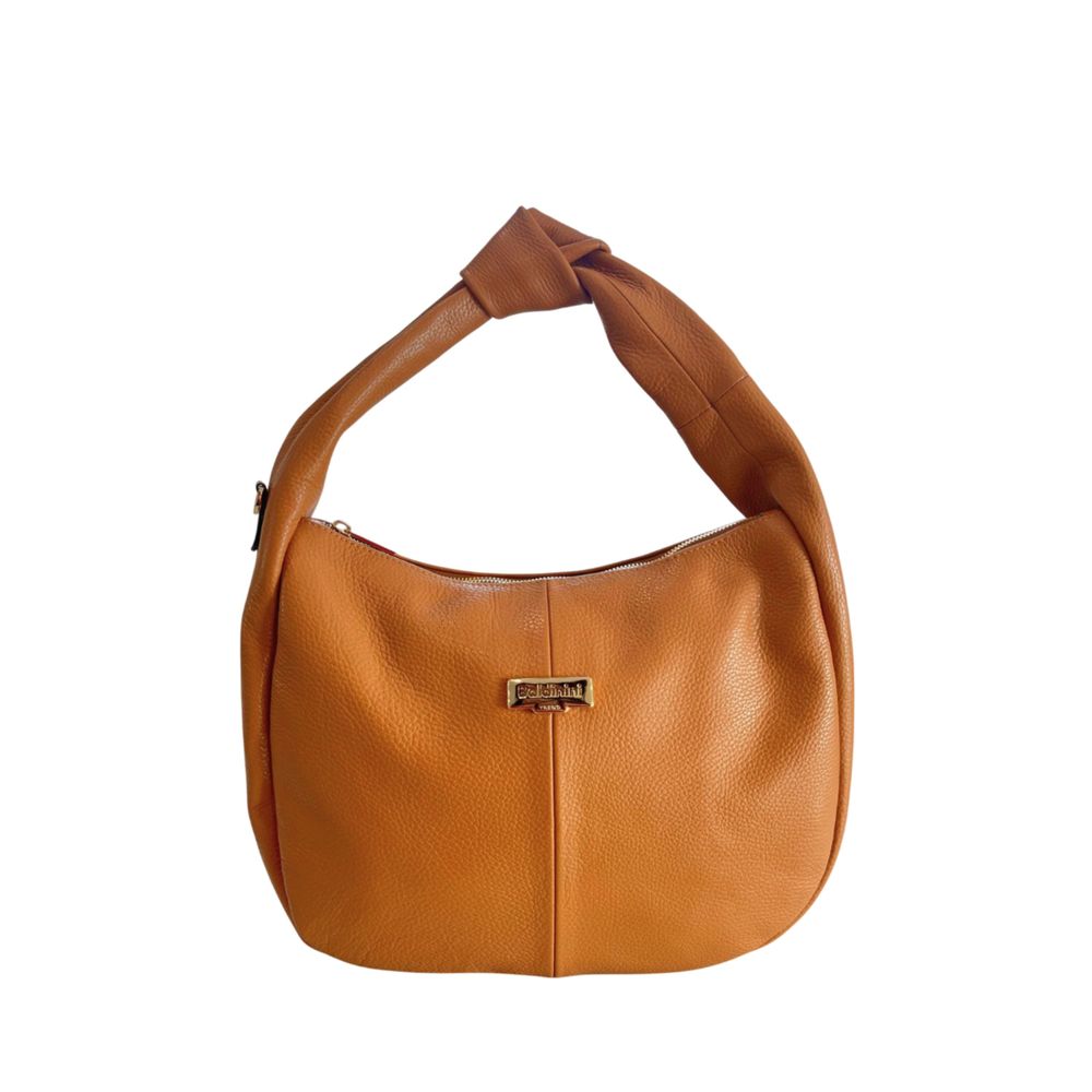 Brown Leather Women Shoulder Bag