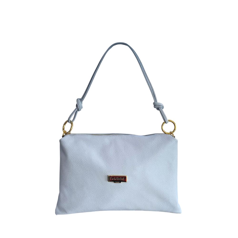 Blue Leather Women Bag