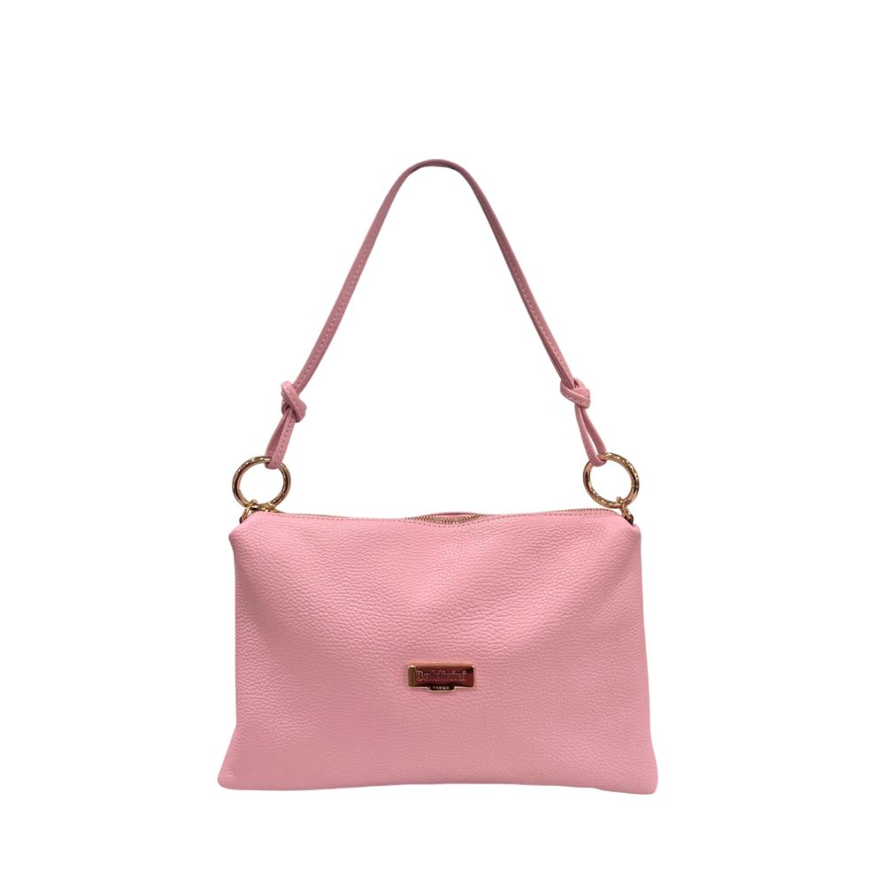 Pink Leather Women Bag