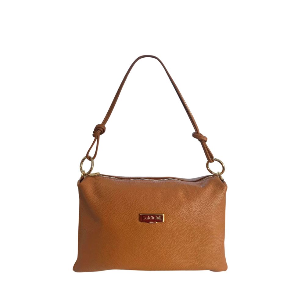 Brown Cowhide Clutch Bag