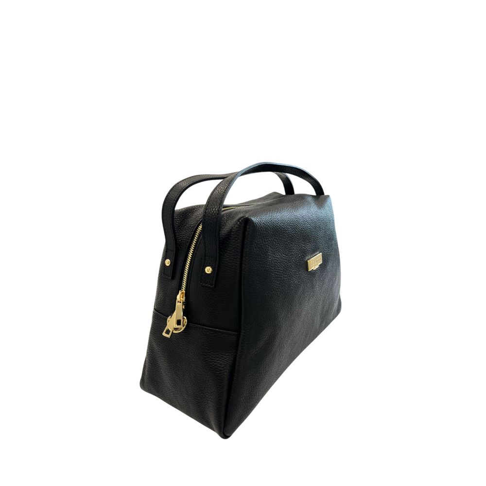 Black Cowhide Clutch Bag