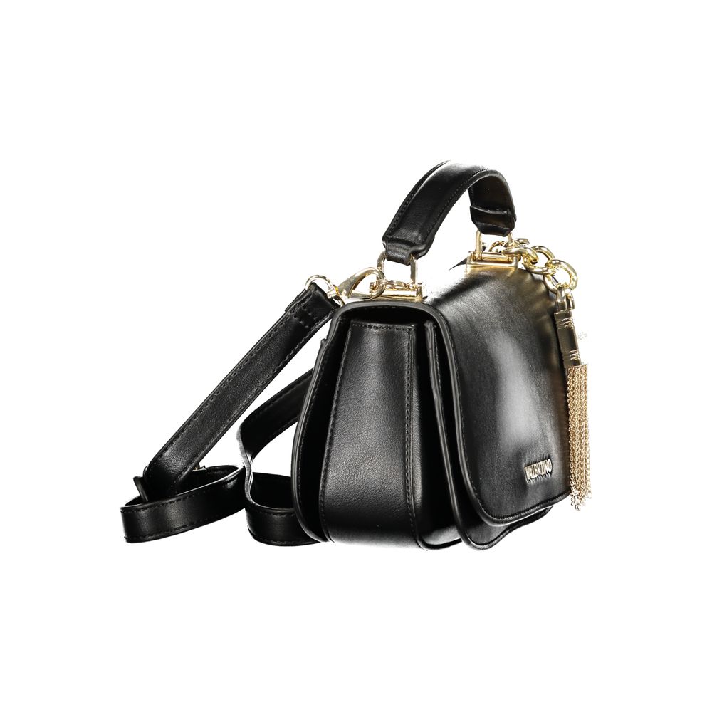 Black Polyurethane Women's Bag