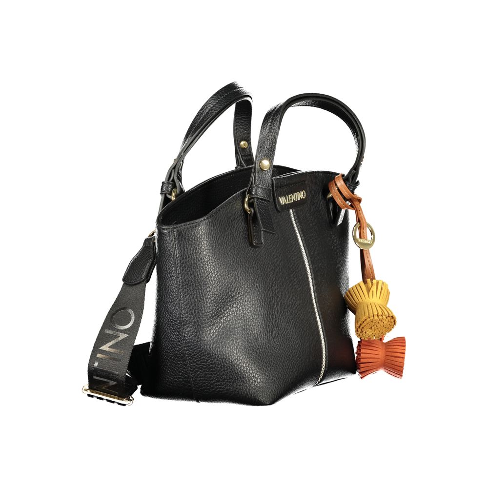 Black Polyurethane Women's Bag