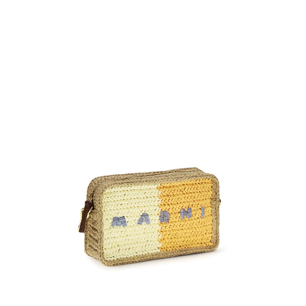 Multicolor Raffia Shoulder Bag