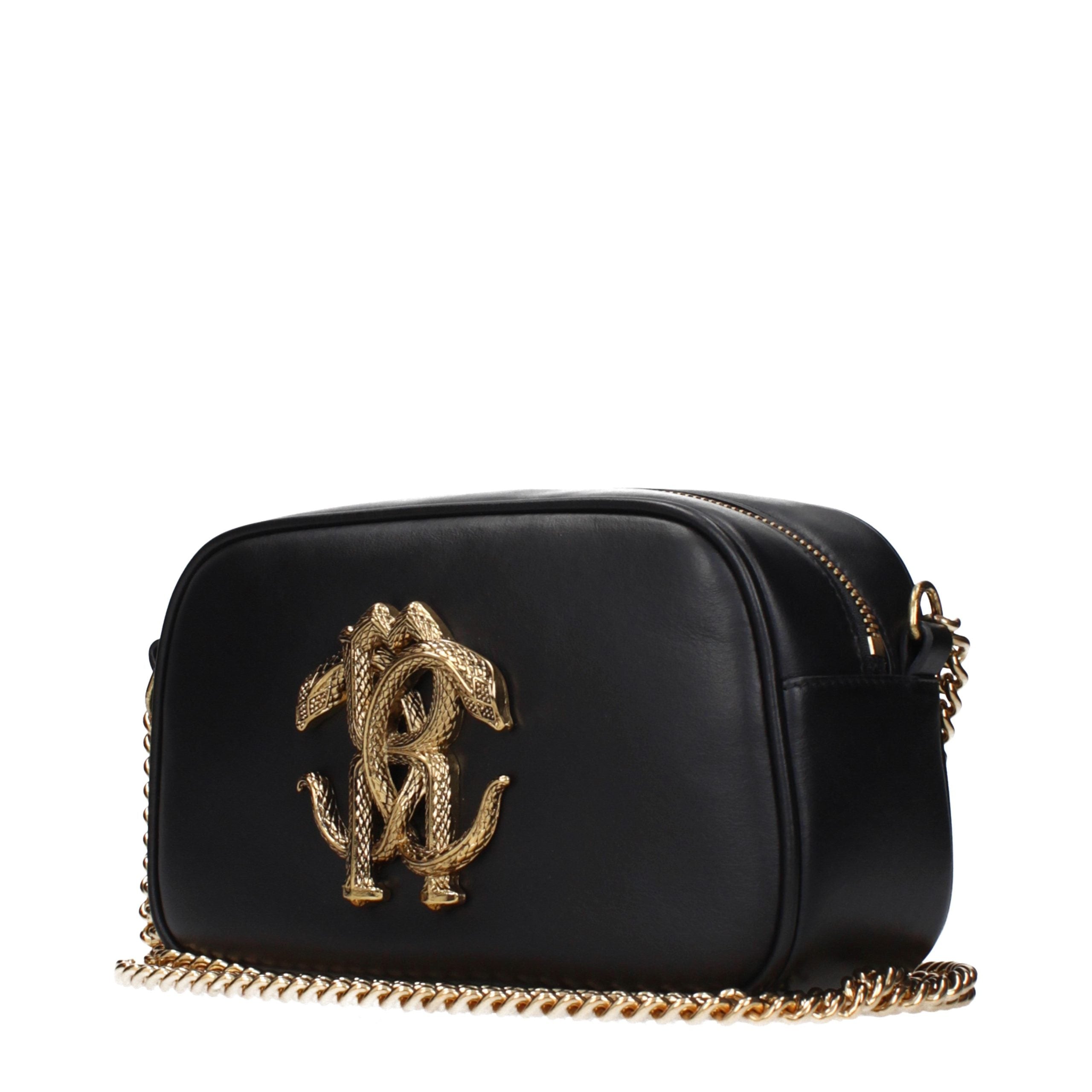 Black Leather Crossbody Bag