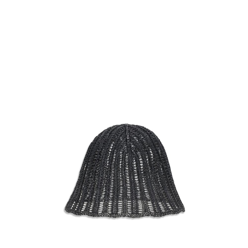 Black Polyamide Bucket Hat