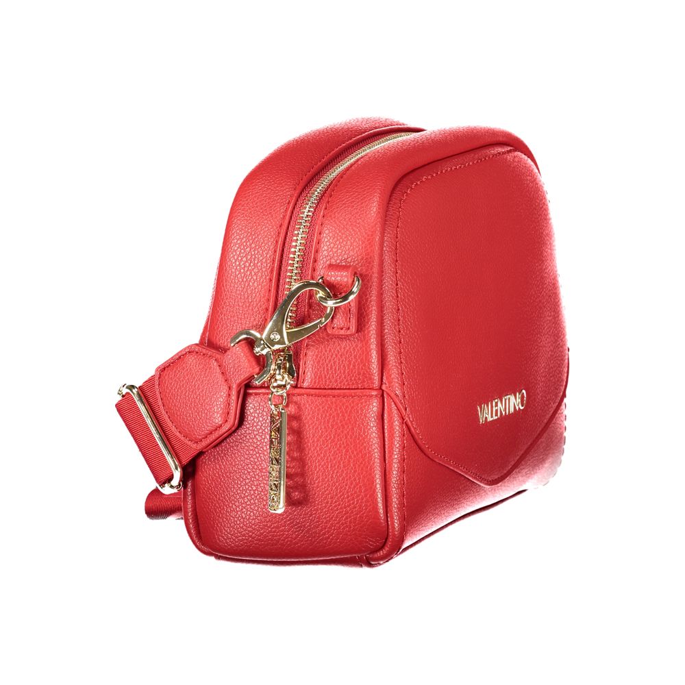 Rosso Polyurethane Women's Bag with Adjustable Shoulder Strap
