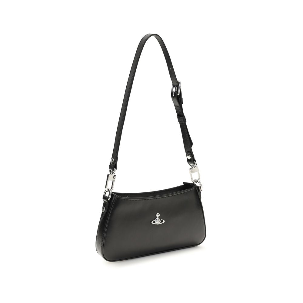 Black Calf Leather Bos Taurus Shoulder Bag