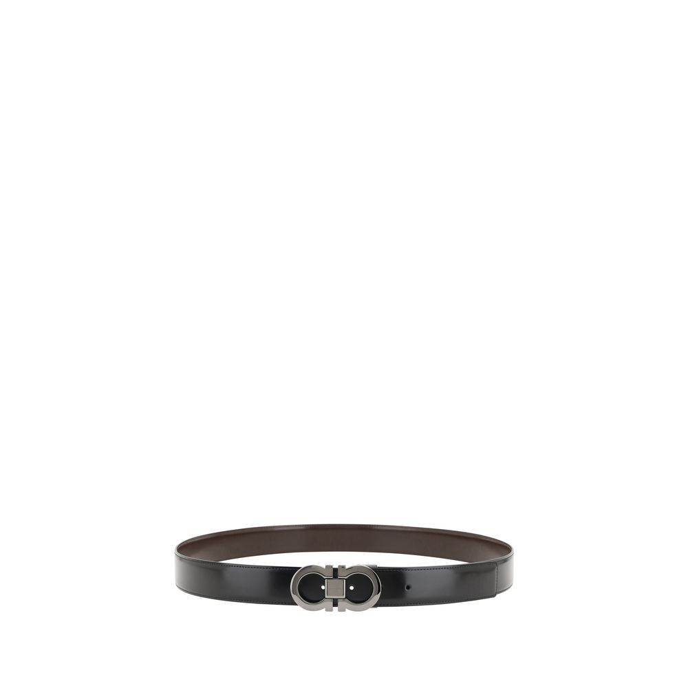 Black Calf Leather Bos Taurus Belt