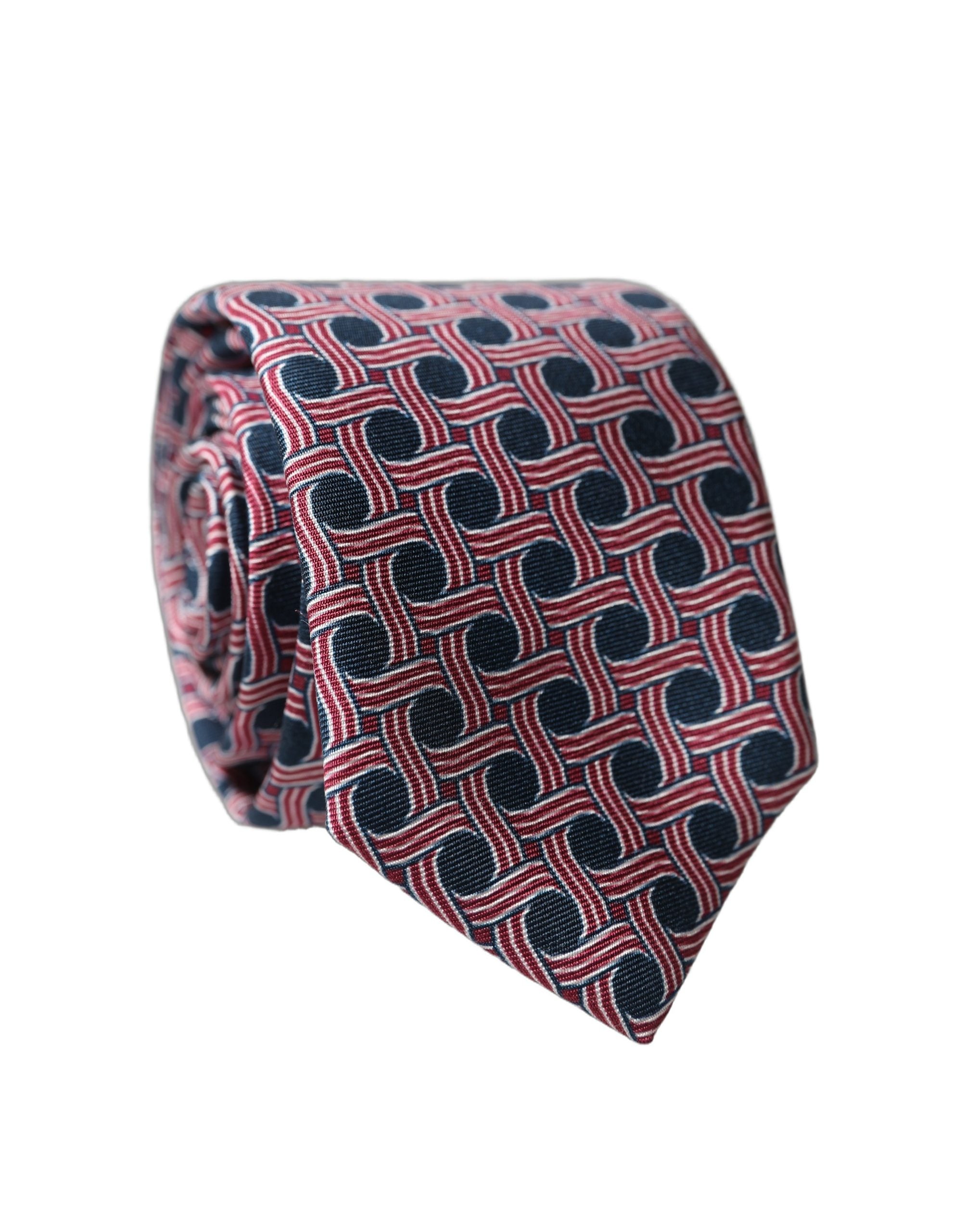 Multicolor Patterned Silk Adjustable Men Tied Necktie Tie