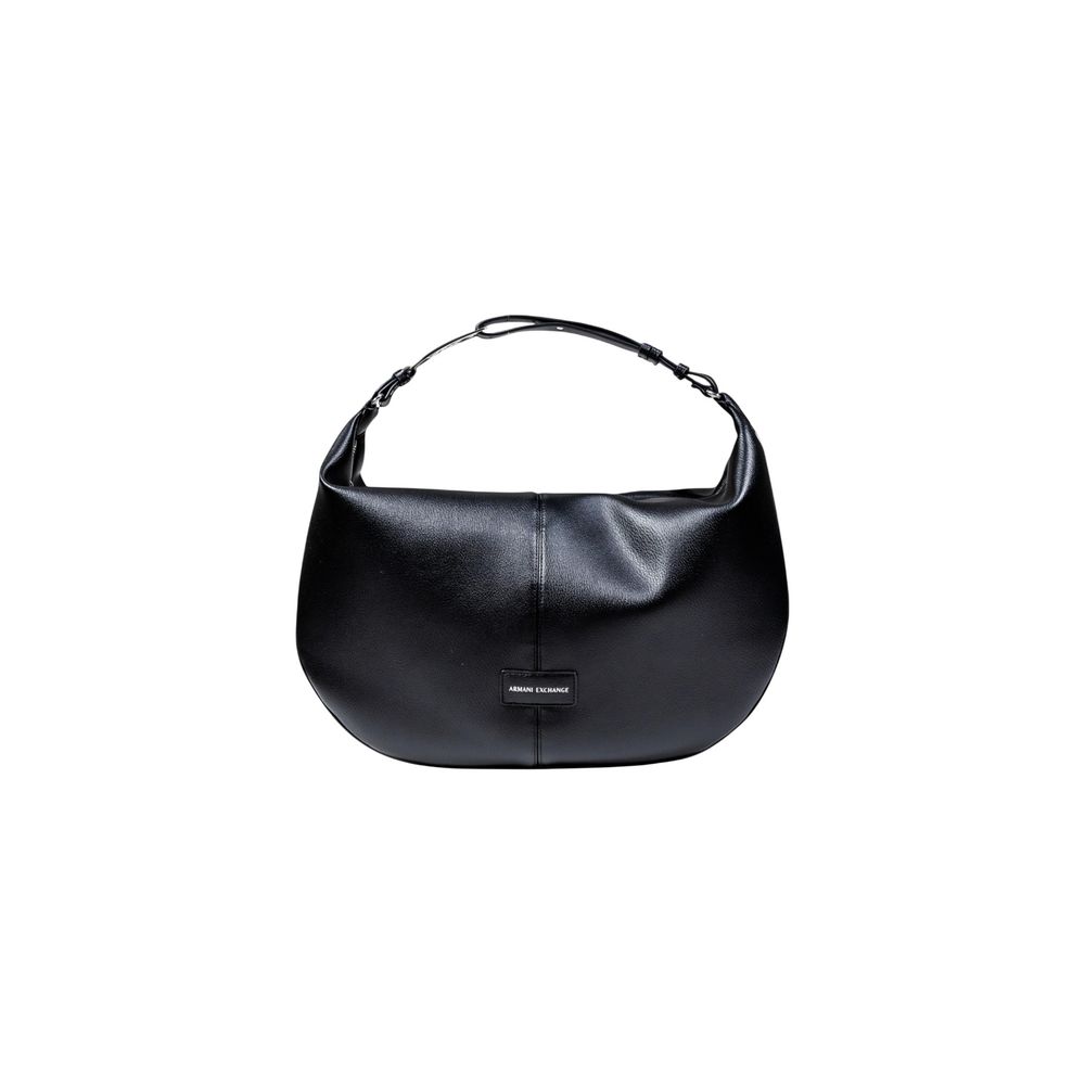 Black Polyester Handbag