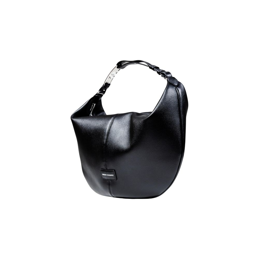 Black Polyester Handbag