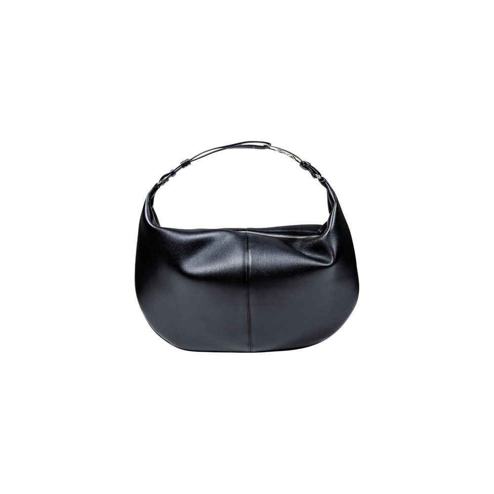 Black Polyester Handbag