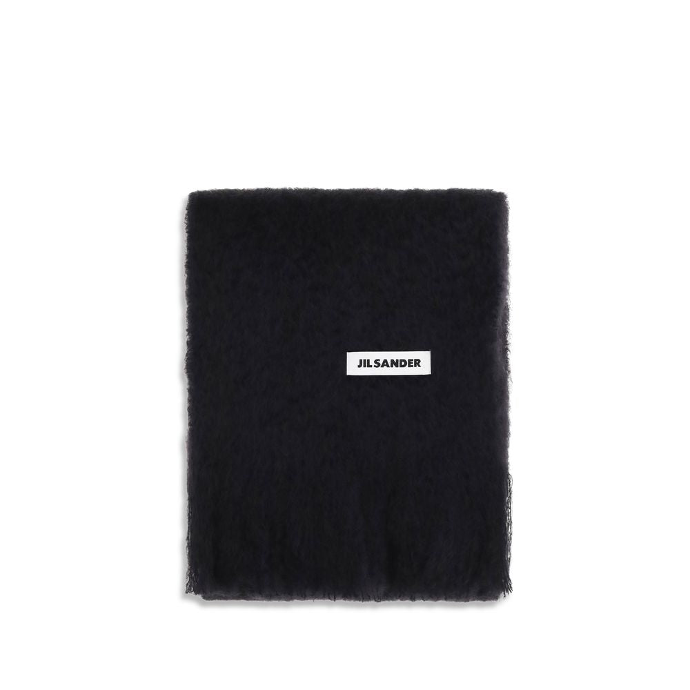 Black Wool Oves Aries Scarf