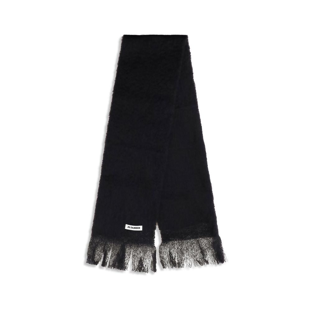 Black Wool Oves Aries Scarf