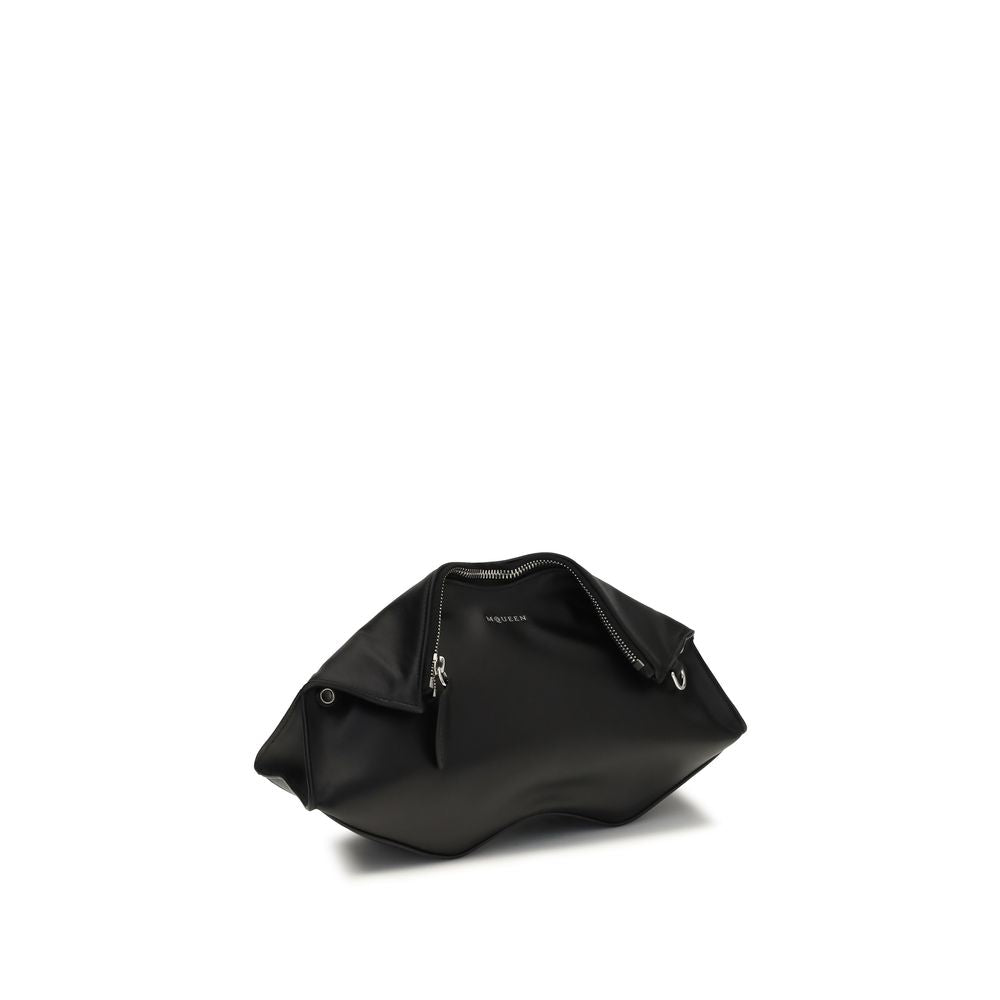 Black Calf Leather Bos Taurus Clutch Bag