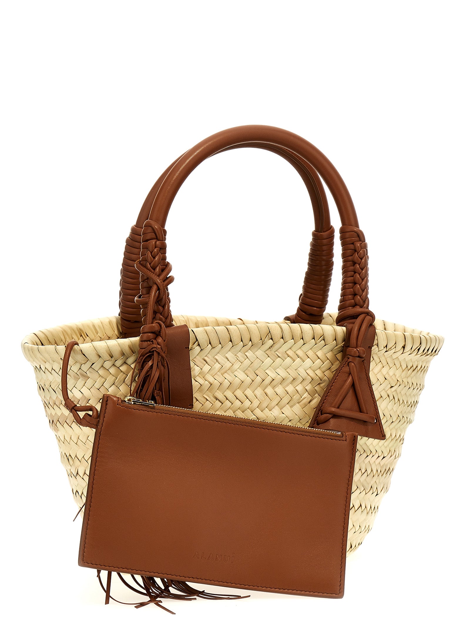 Alanui bohemian spirit with the ‘Icon Palm Leaf Small’ handbag
