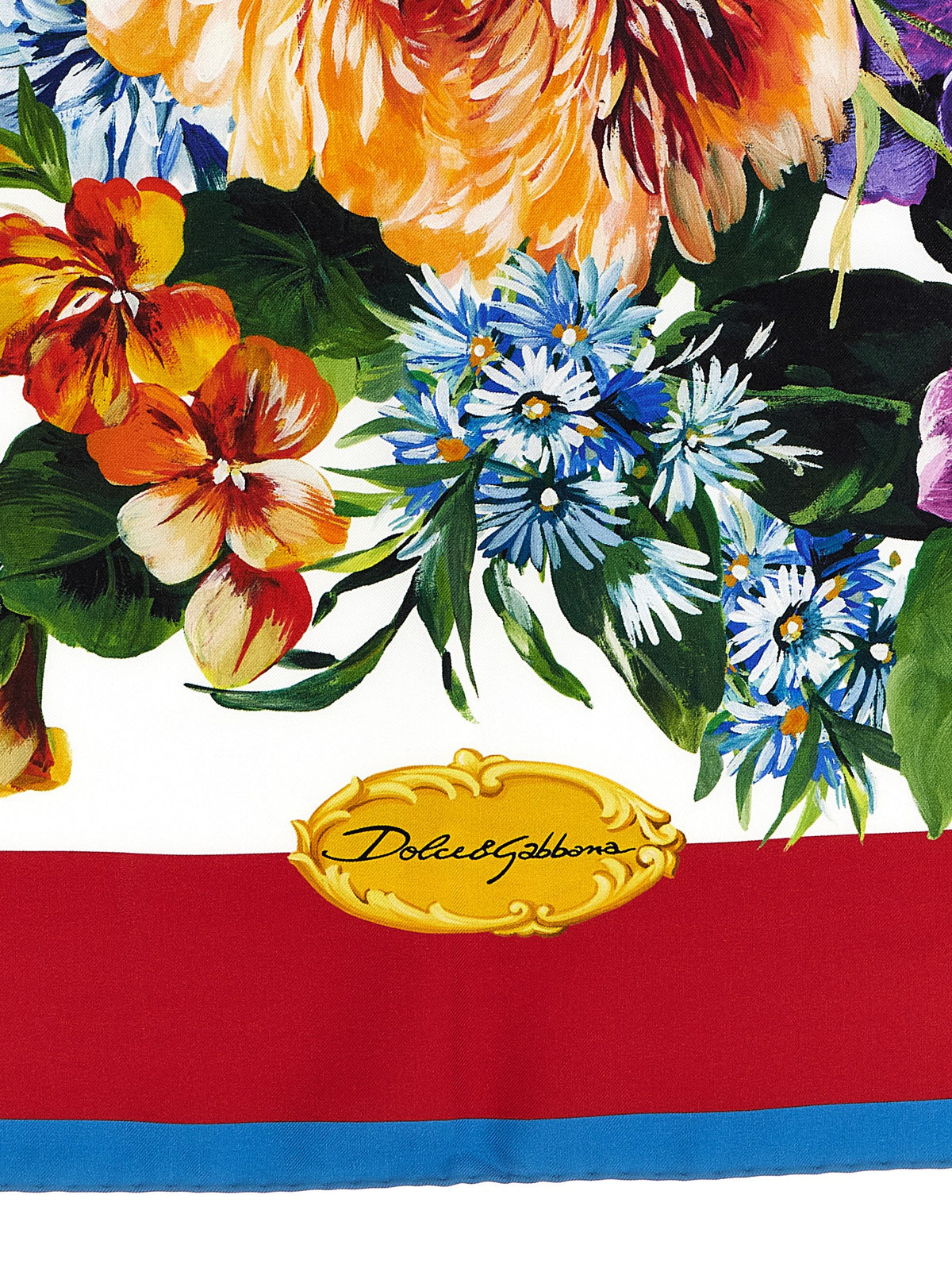 Multicolor Silk Foulard