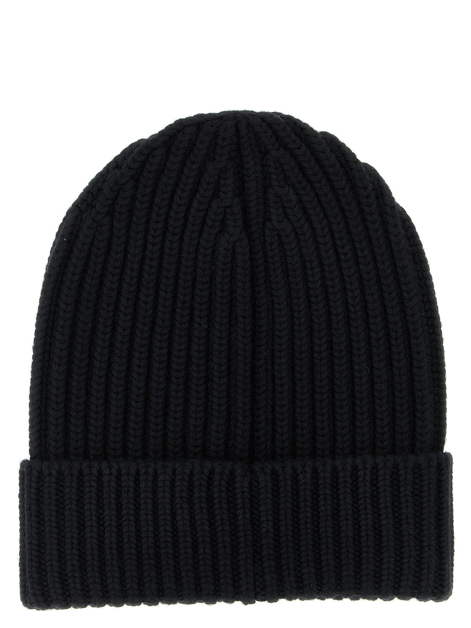 Black Wool Beanie