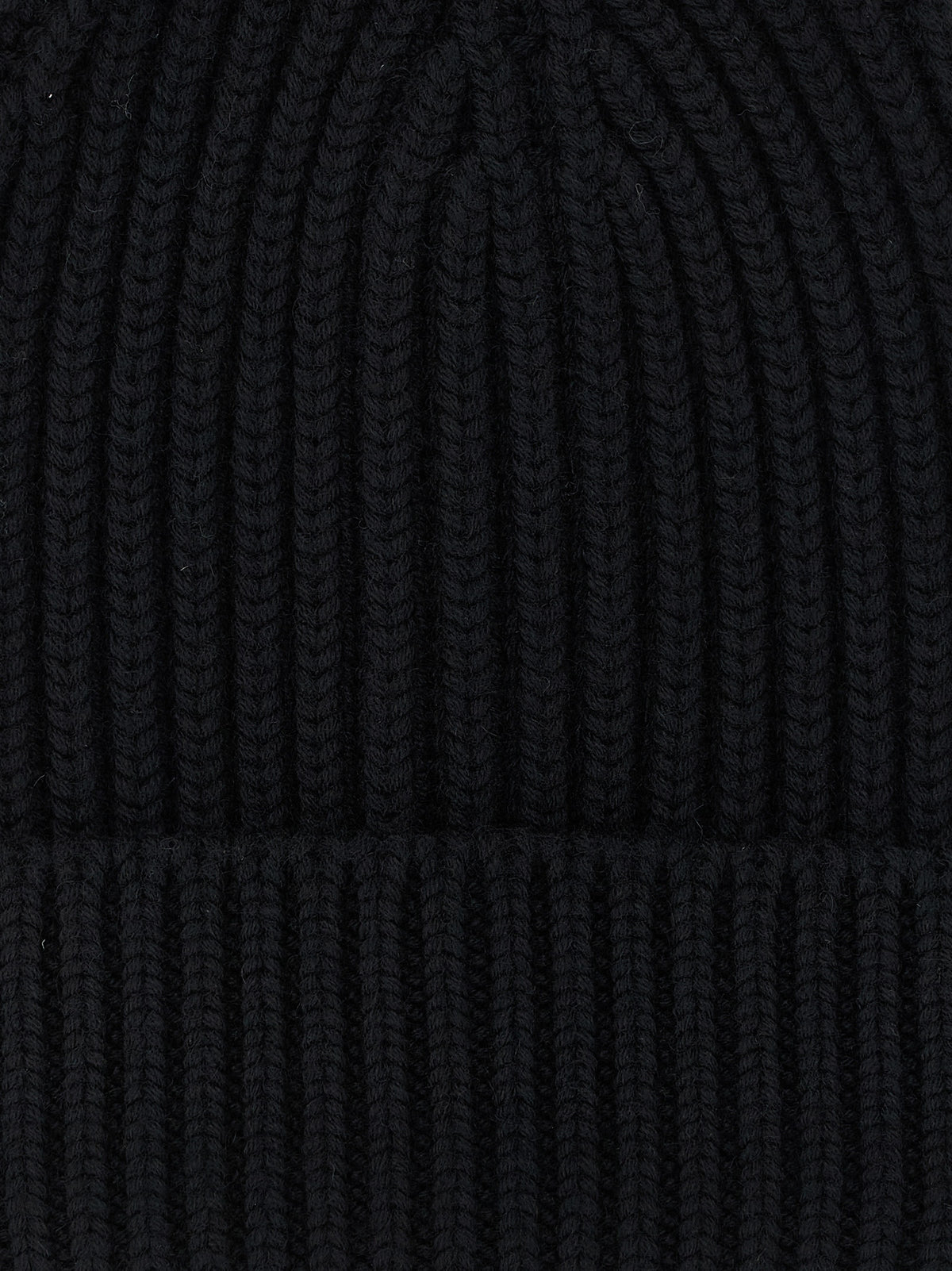 Black Wool Beanie