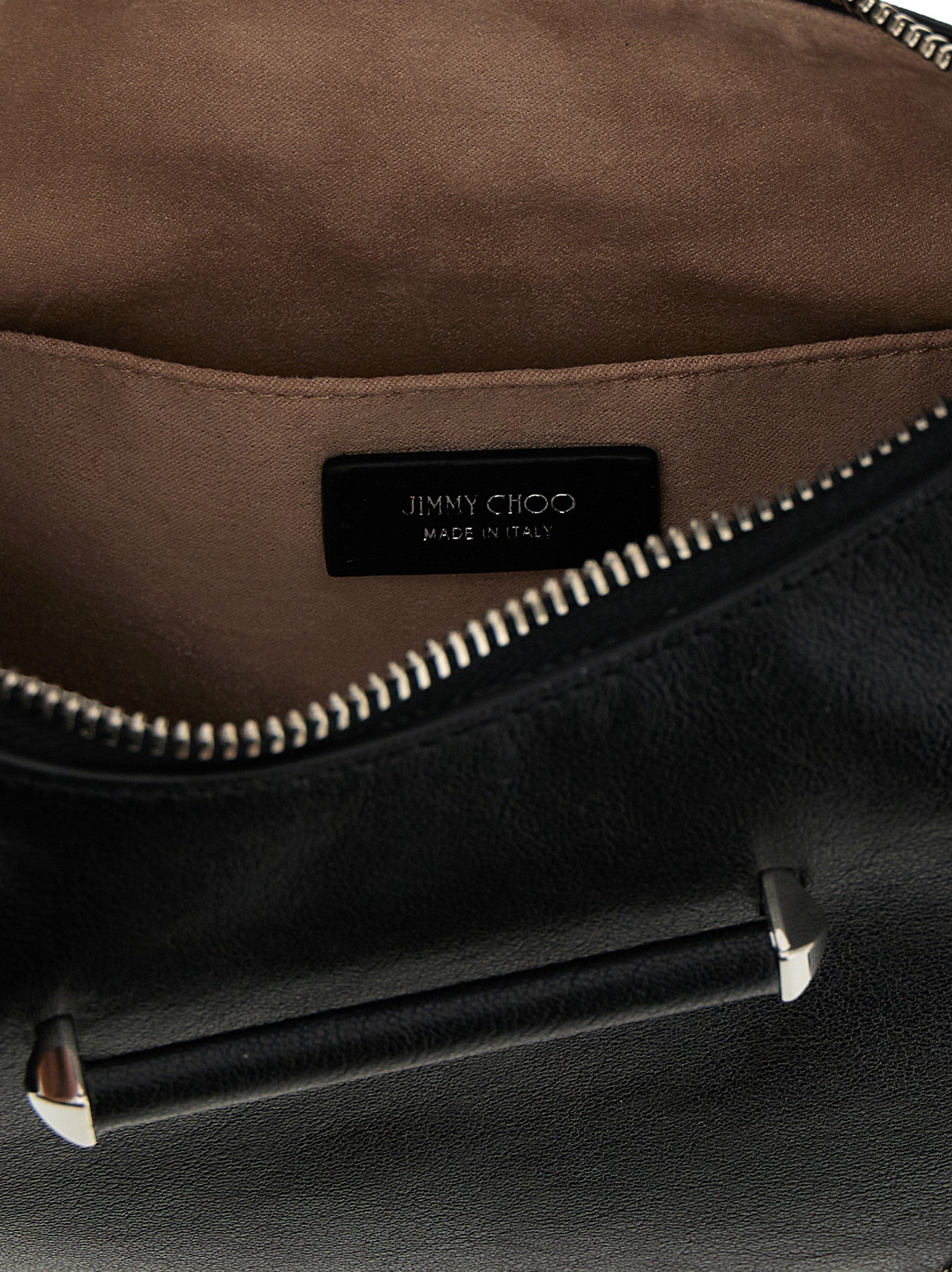 Jimmy Choo spotlight with this bold & trendy ‘Bar Hobo’ shoulder bag