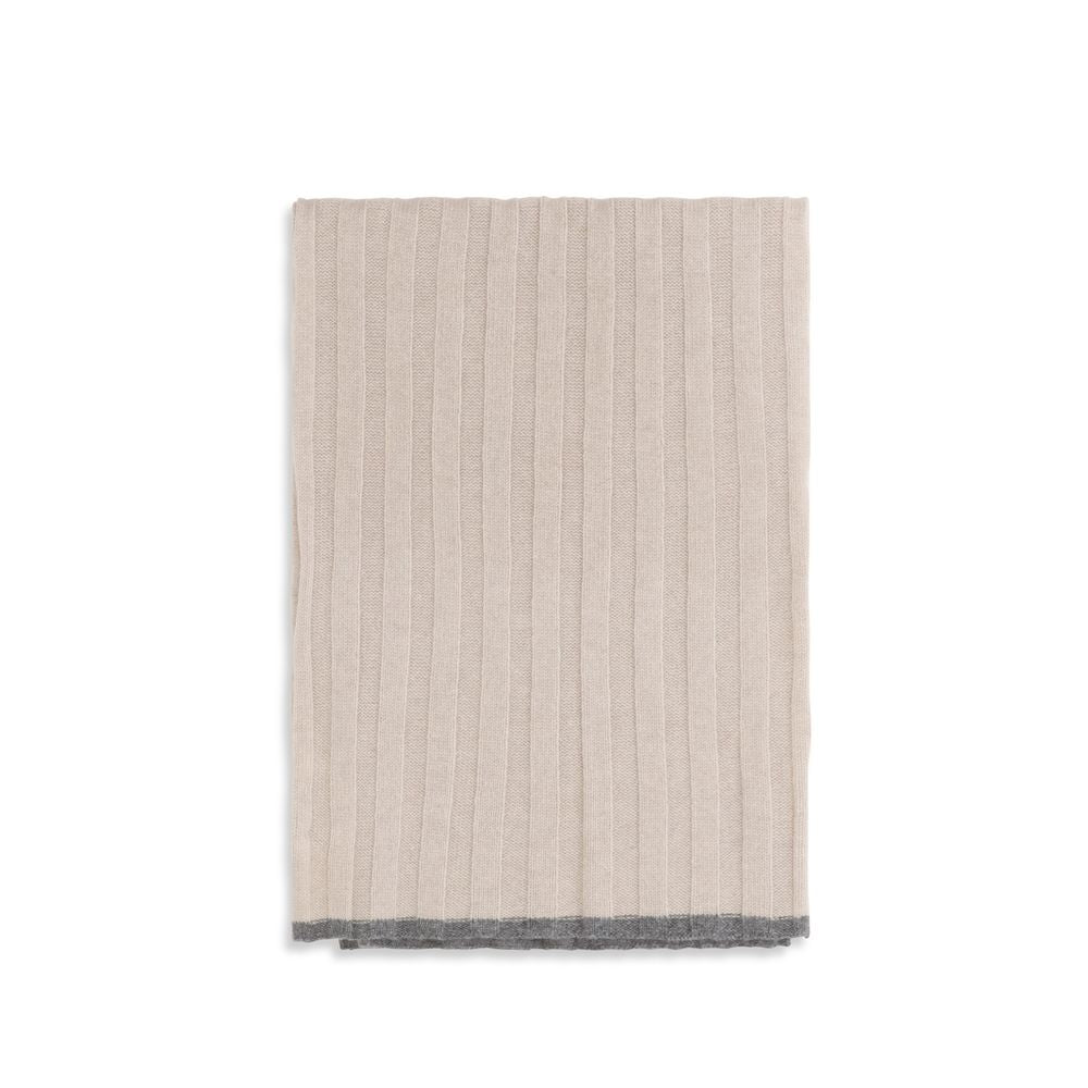 Beige Cashmere Scarf