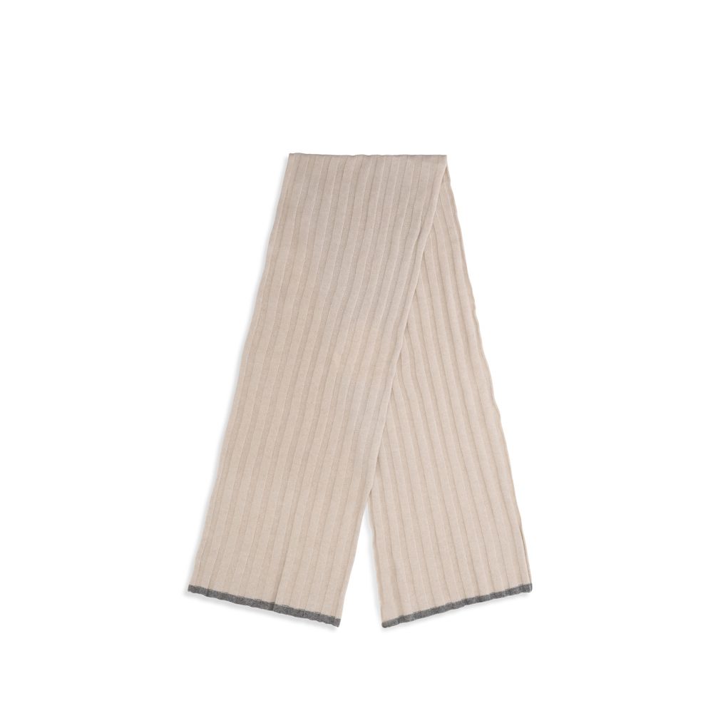 Beige Cashmere Scarf