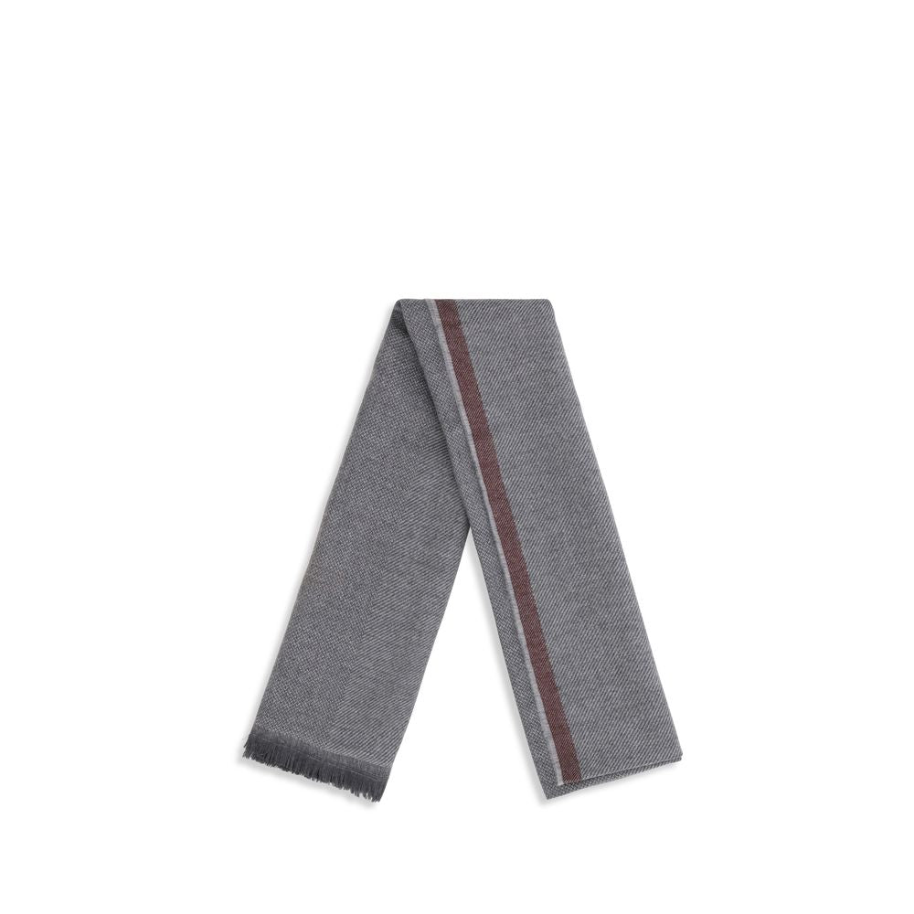 Gray Cashmere Scarf
