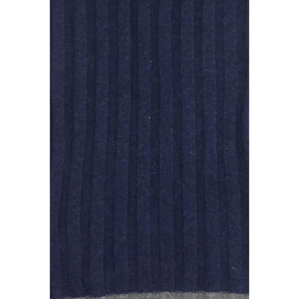 Blue Cashmere Foulard