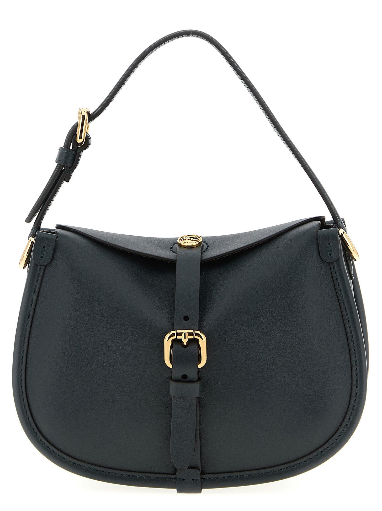 ETRO Small Leather βPonyβ Shoulder Strap Bag
