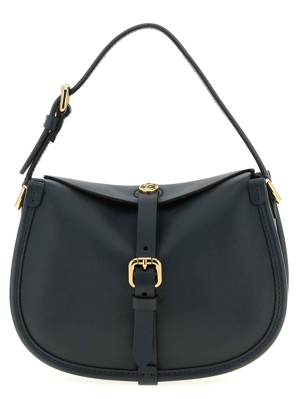 Bicolor Calfskin Crossbody Bag