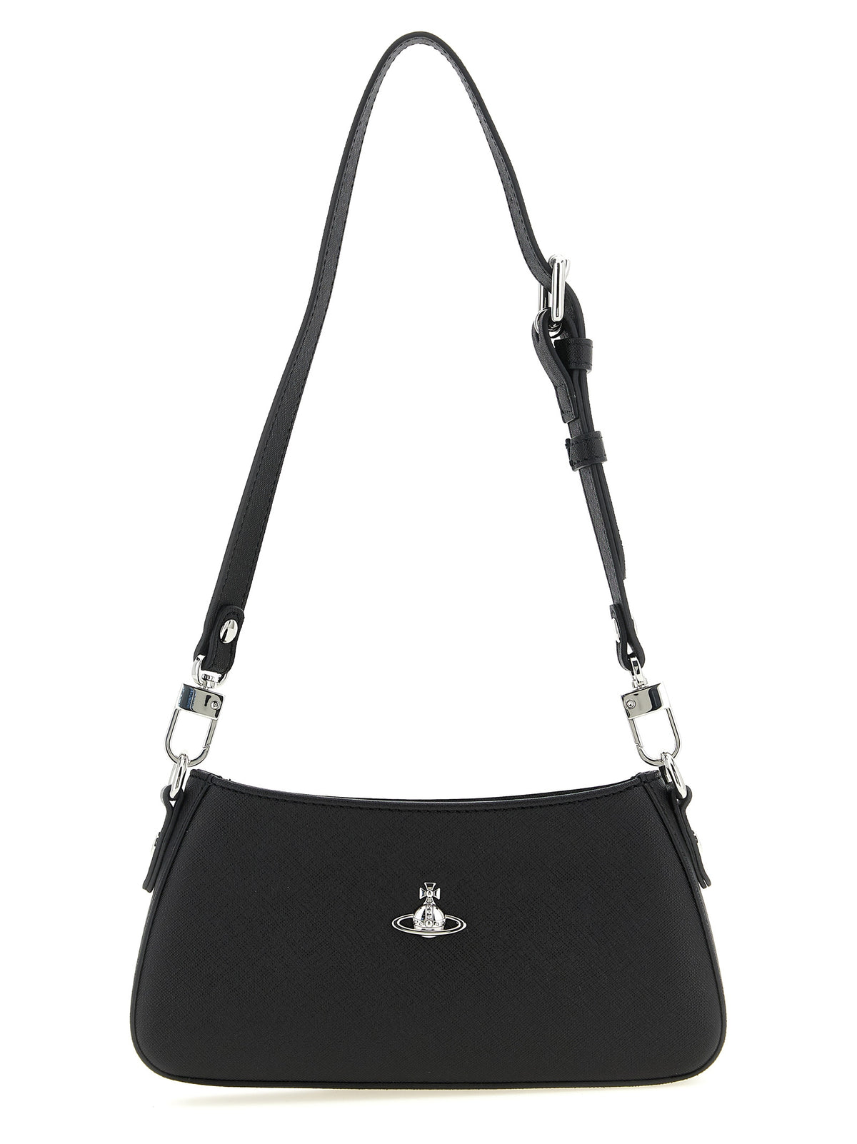 Black Polyethylene Shoulder Bag