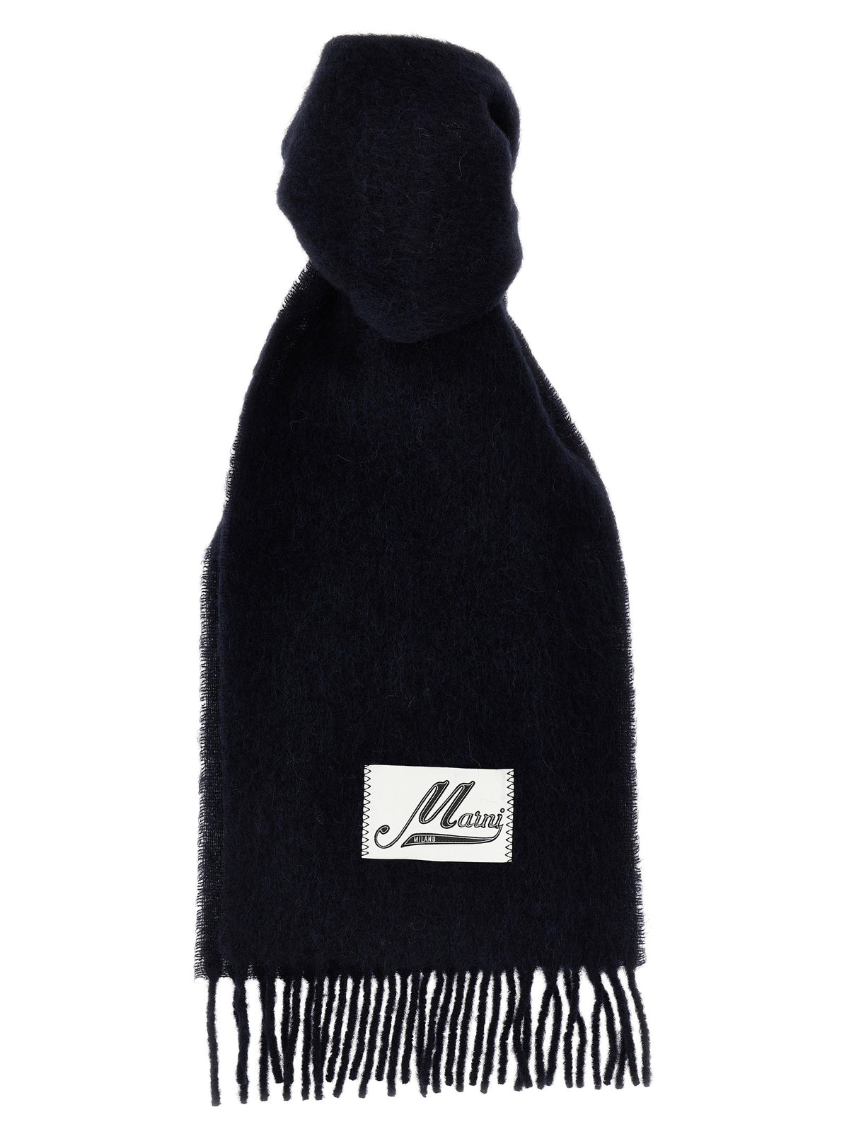 Blue Wool Scarf