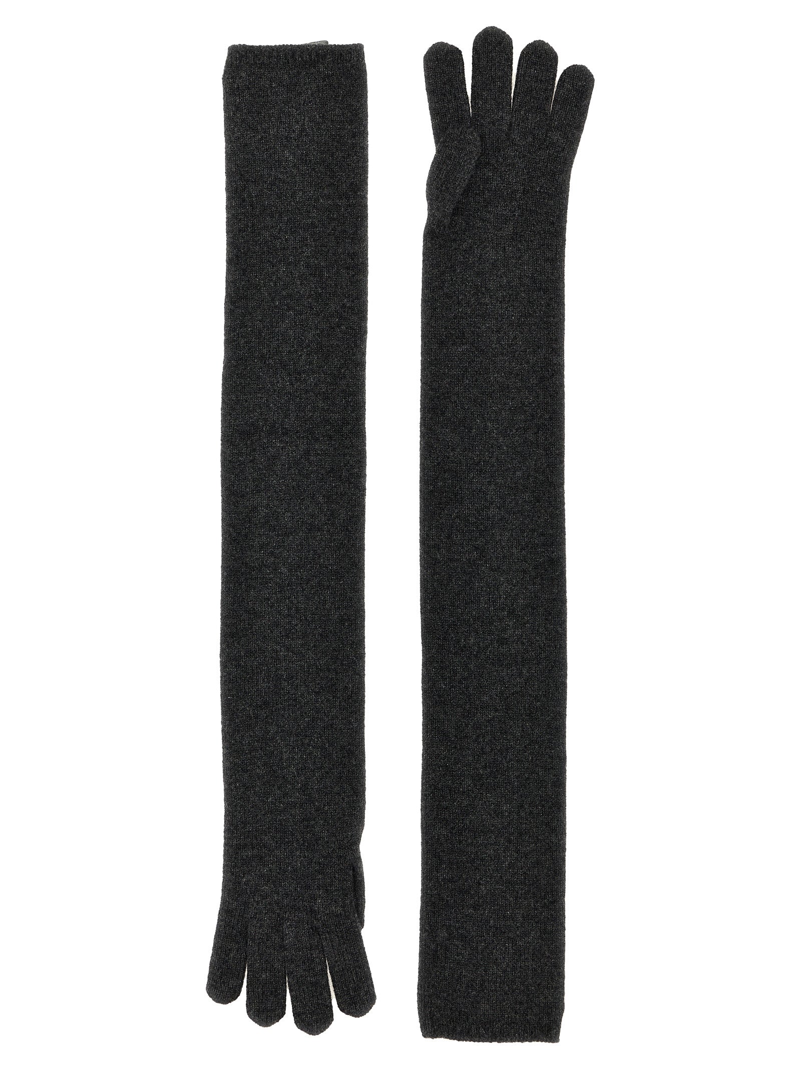 Gray Cashmere Gloves
