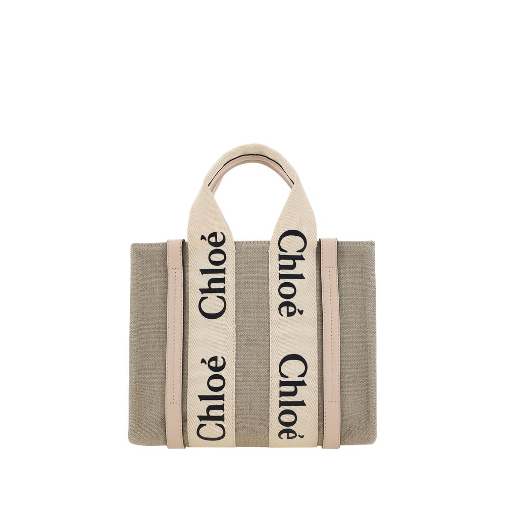 Brown Canvas Handbag