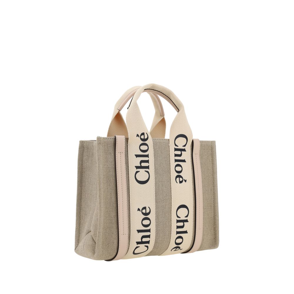 Brown Canvas Handbag