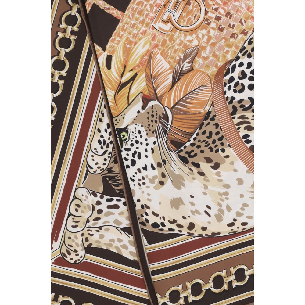 Multicolor Silk Foulard