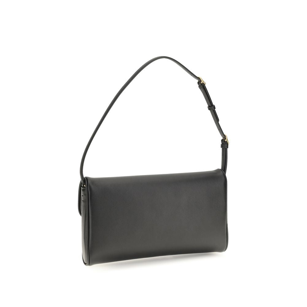 Black Calf Leather Bos Taurus Shoulder Bag